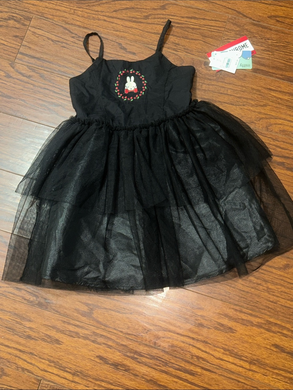 Kids Miffy Black Tulle Dress
